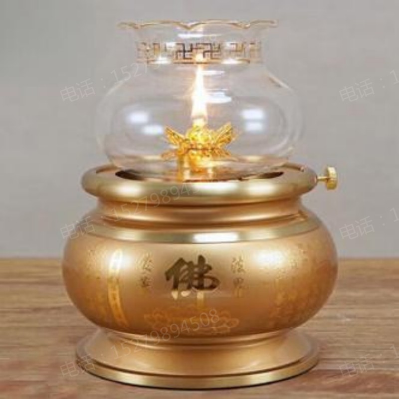 金色佛字佛灯