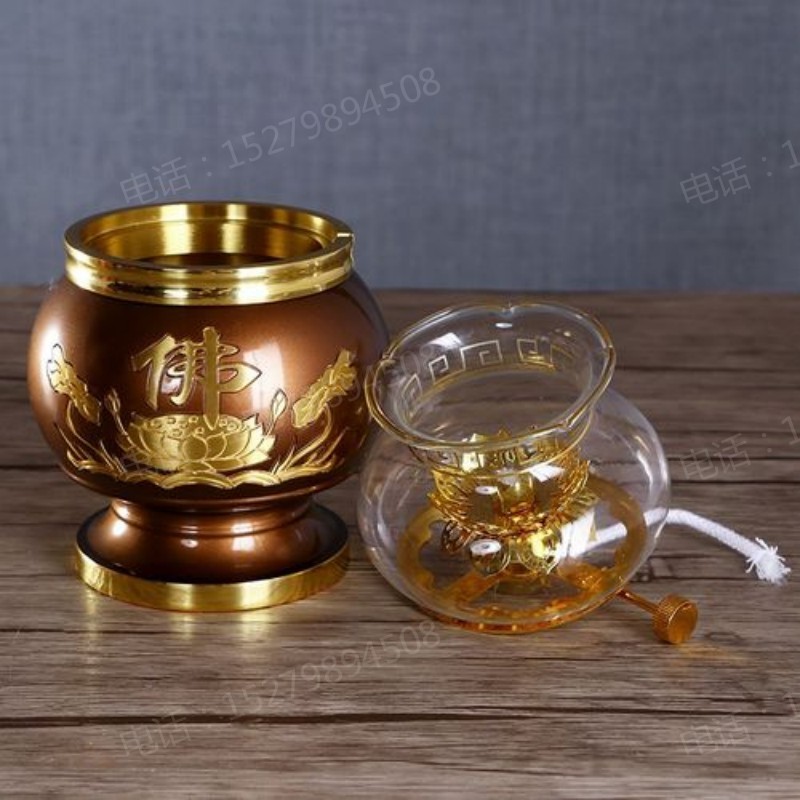 拆装配对佛灯