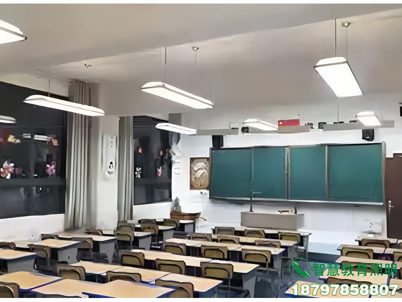 金凤教室灯具改造学生灯
